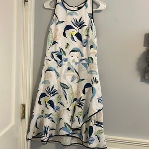 White floral dress from Banana Republic size 4
